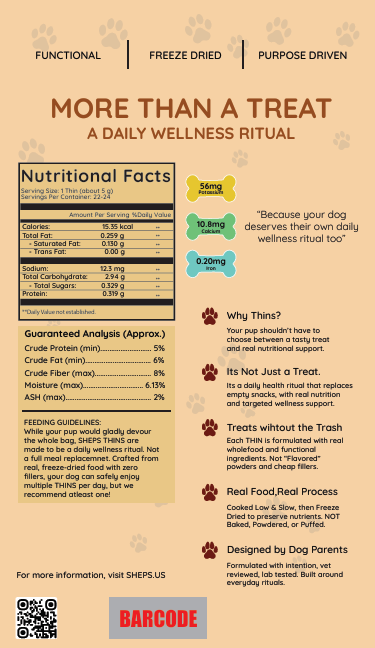 Shep’s Thins – Vitality (Fruit & Grain Blend)